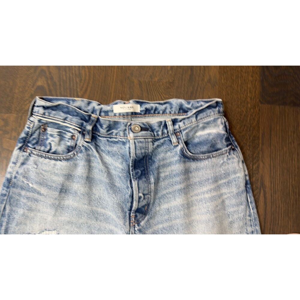 Moussy Light Blue Straight Leg Jeans - Picture 9 of 12